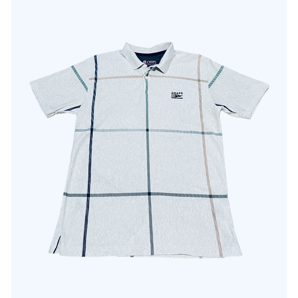 Vintage Champs X Ralph Lauren Polo Striped short sleeve Shirt Size Large